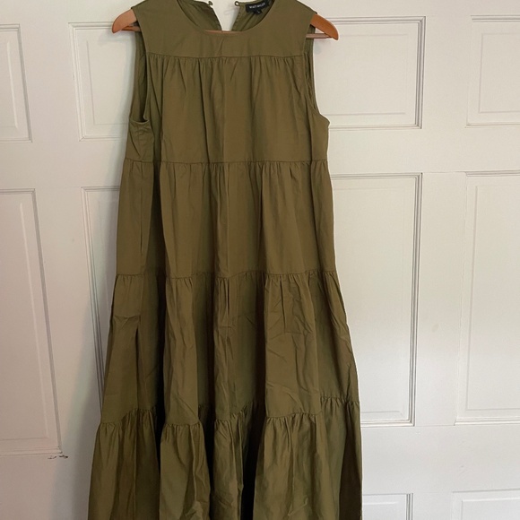 WYATT WYLDE - Khaki Dress size L - Picture 1 of 2